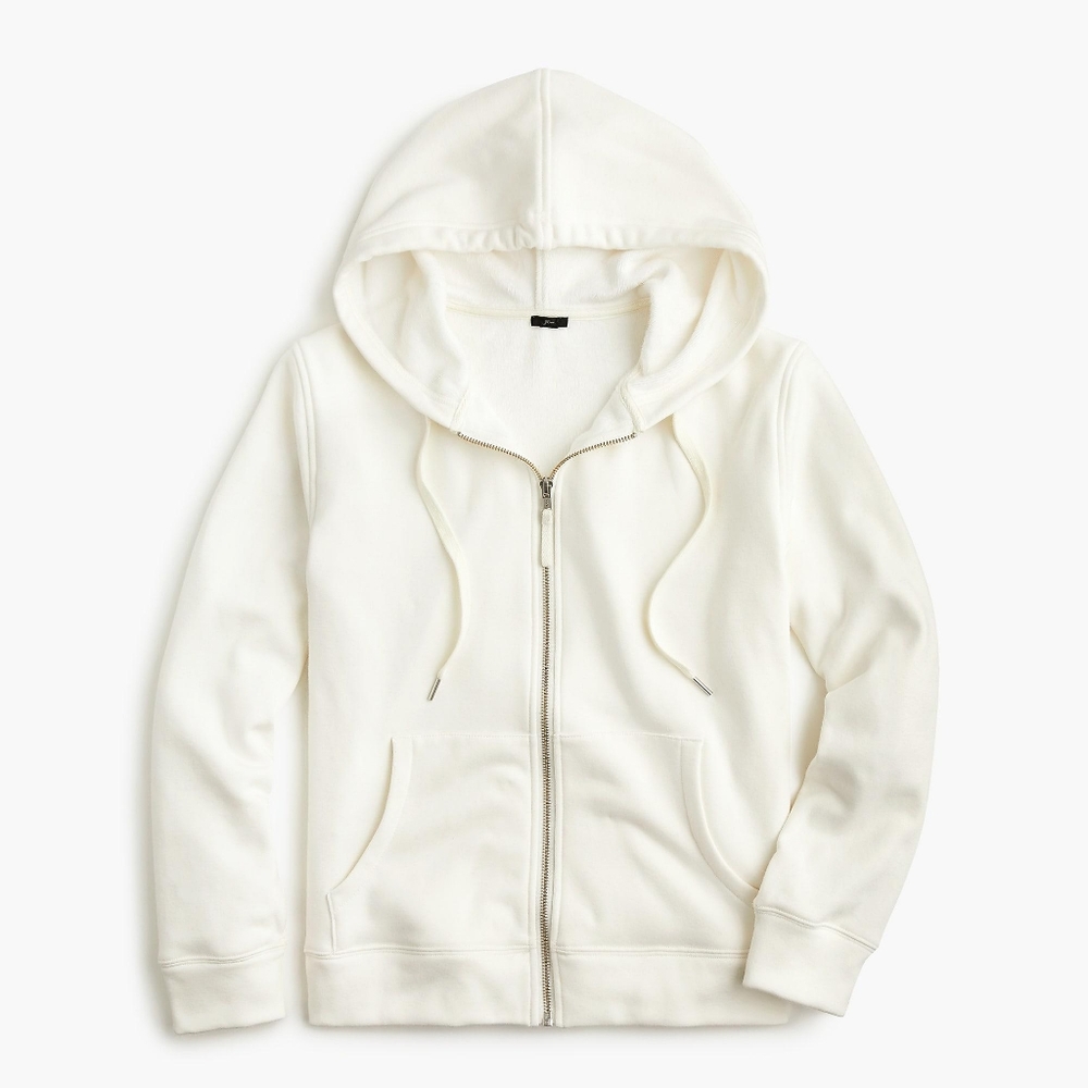 J.Crew velour lined hoodie XS